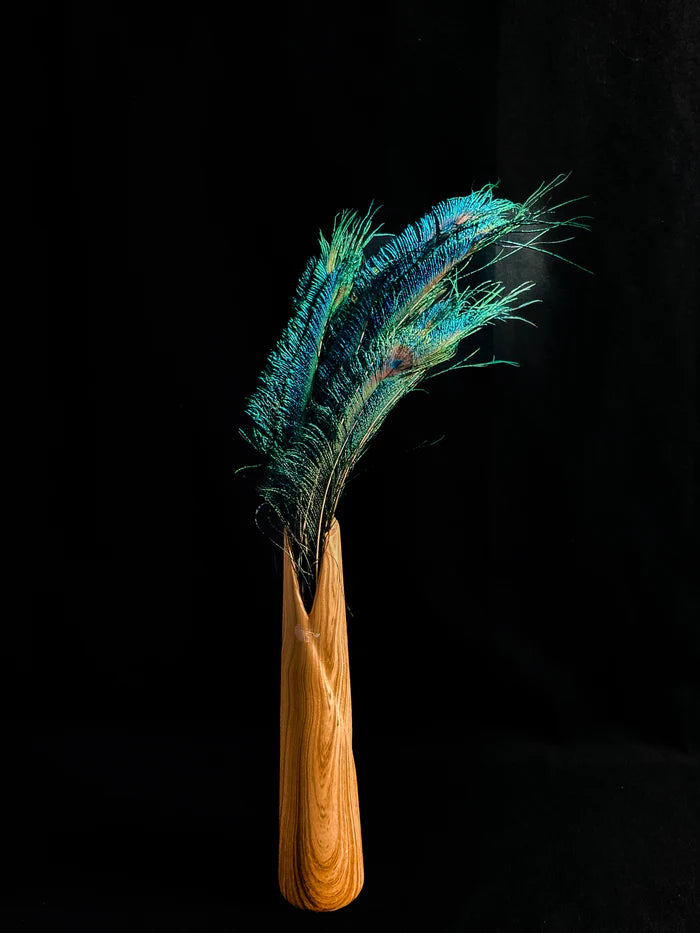 Sword peacock feathers blue-green